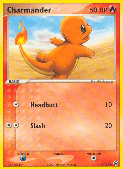 Charmander (58/112) [EX: FireRed & LeafGreen] | Card Merchant Takapuna