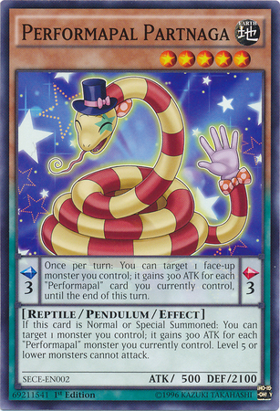 Performapal Partnaga [SECE-EN002] Common | Card Merchant Takapuna