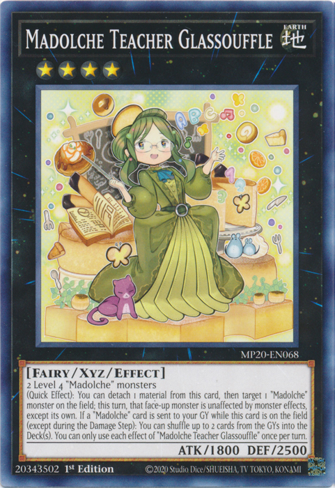 Madolche Teacher Glassouffle [MP20-EN068] Common | Card Merchant Takapuna