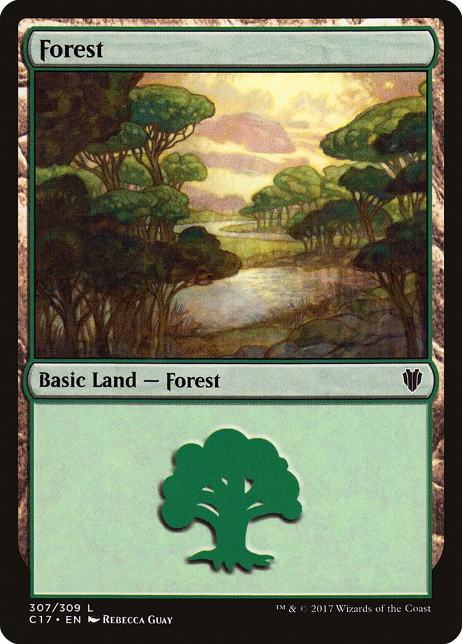 Forest (307) [Commander 2017] | Card Merchant Takapuna