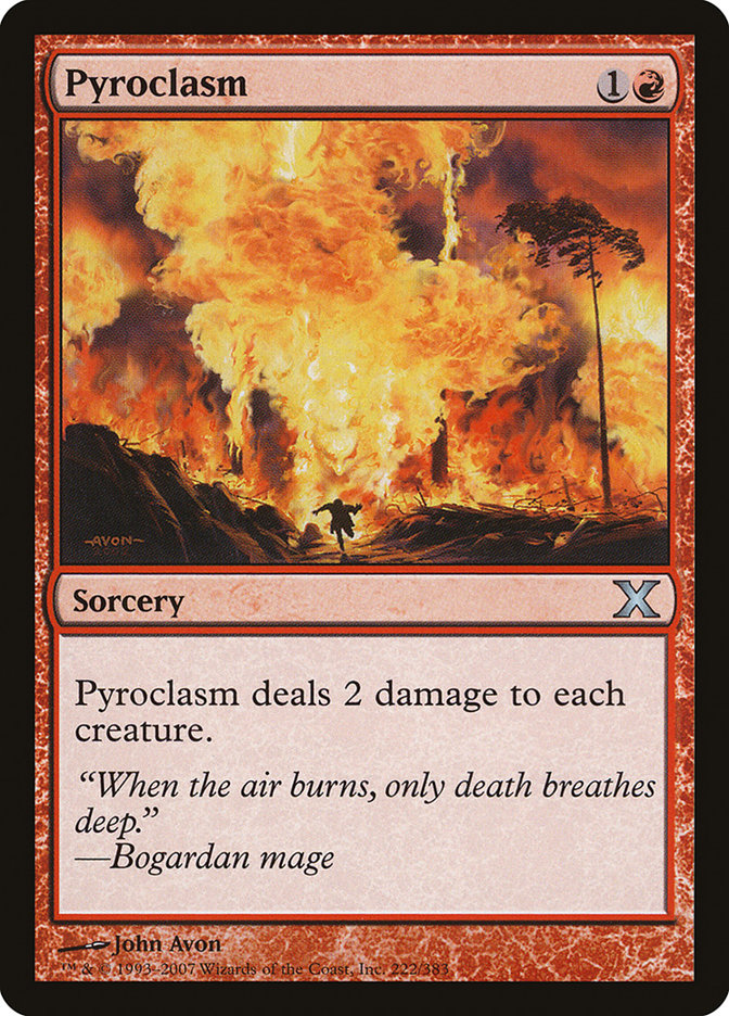 Pyroclasm [Tenth Edition] | Card Merchant Takapuna