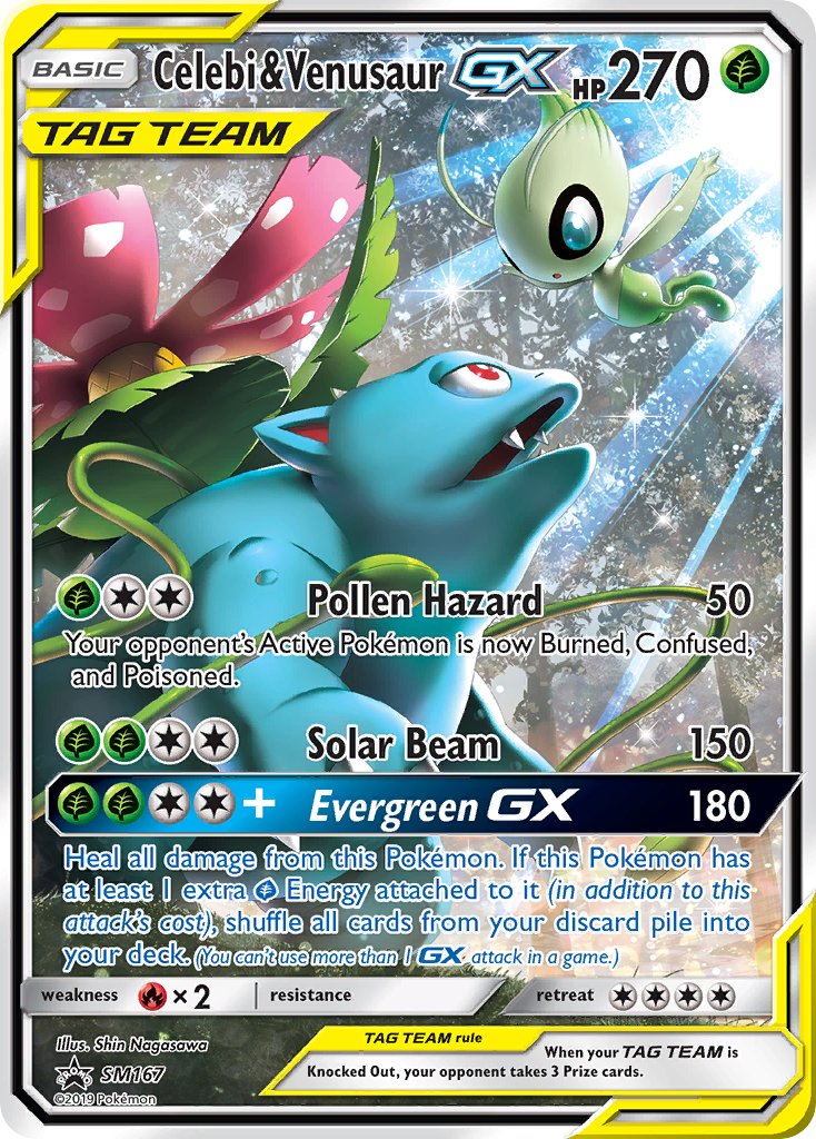 Celebi & Venusaur GX (SM167) [Sun & Moon: Black Star Promos] | Card Merchant Takapuna