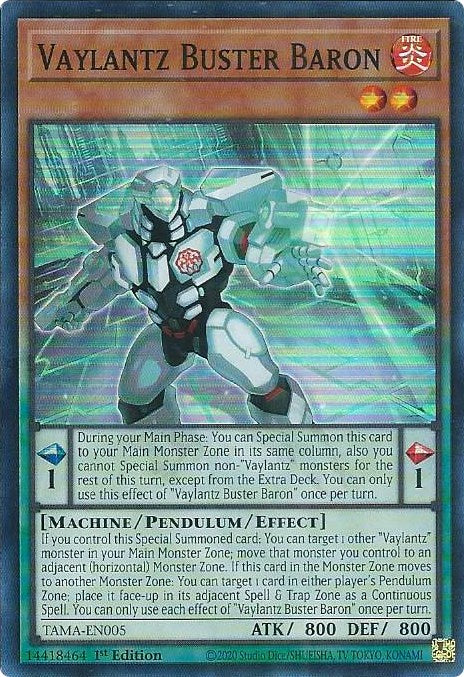 Vaylantz Buster Baron [TAMA-EN005] Super Rare | Card Merchant Takapuna