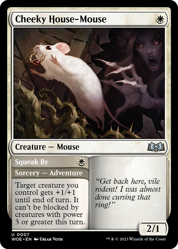 Cheeky House-Mouse [Wilds of Eldraine] | Card Merchant Takapuna