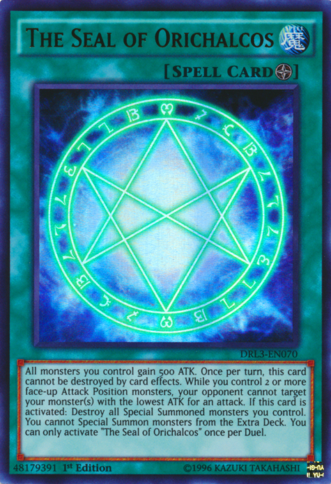 The Seal of Orichalcos [DRL3-EN070] Ultra Rare | Card Merchant Takapuna