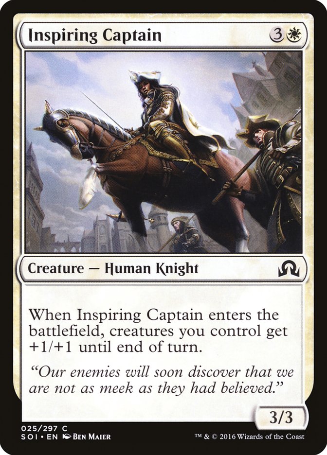 Inspiring Captain [Shadows over Innistrad] | Card Merchant Takapuna