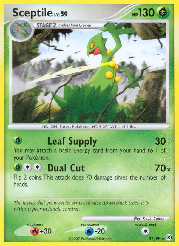 Sceptile (31/99) [Platinum: Arceus] | Card Merchant Takapuna