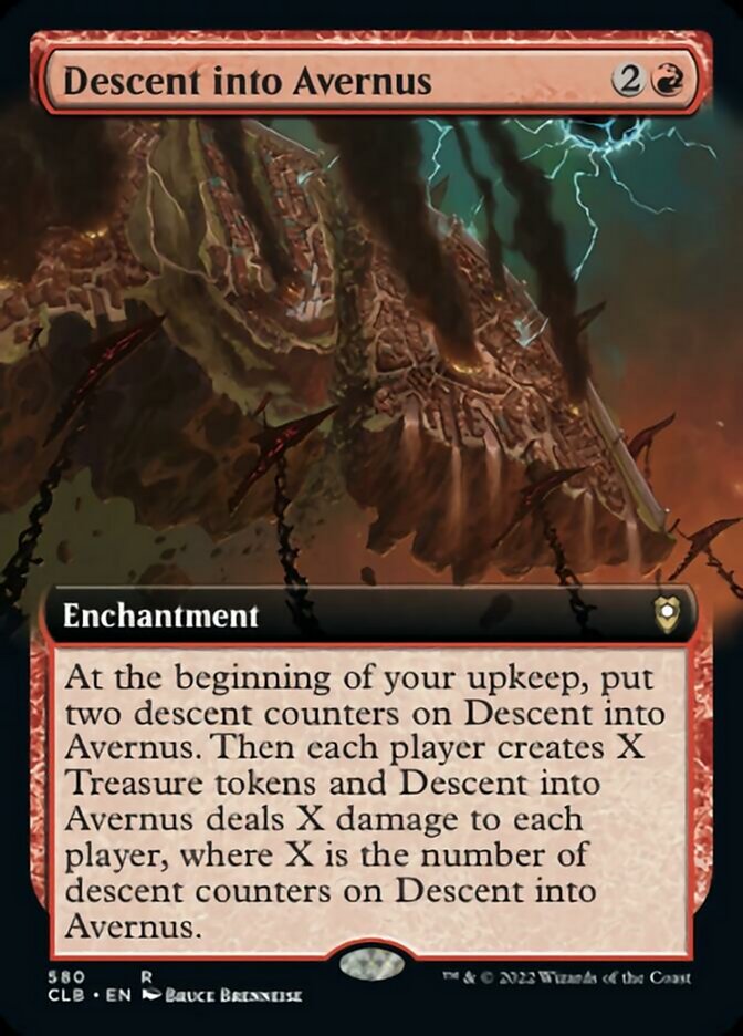 Descent into Avernus (Extended Art) [Commander Legends: Battle for Baldur's Gate] | Card Merchant Takapuna