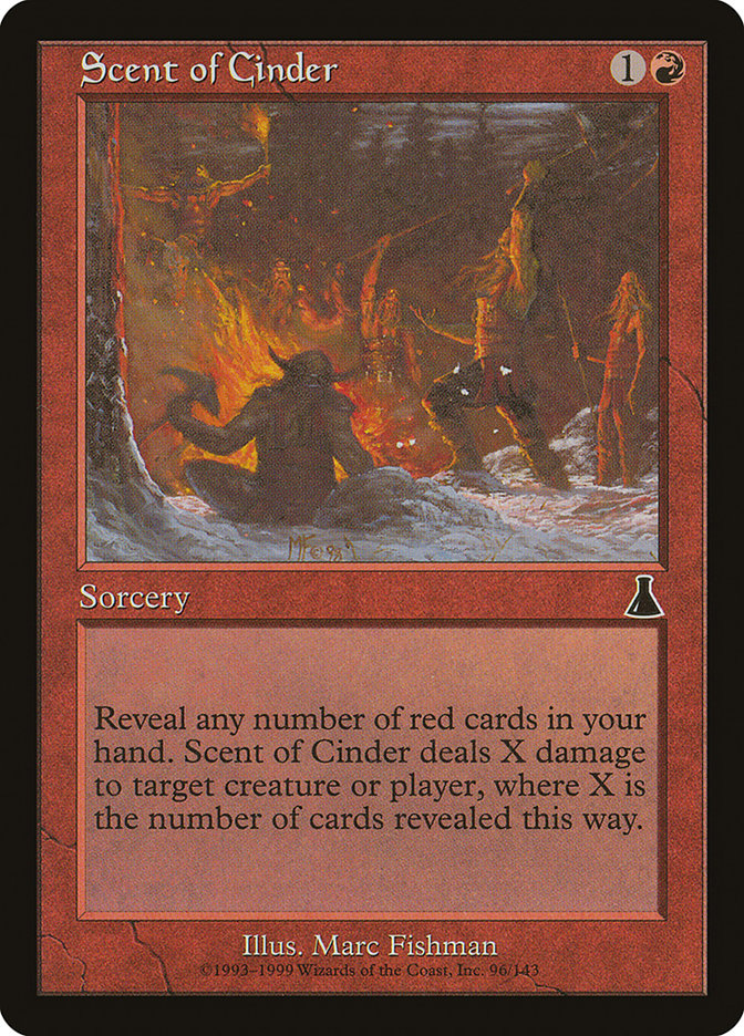 Scent of Cinder [Urza's Destiny] | Card Merchant Takapuna