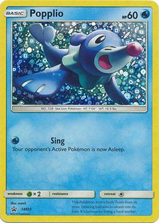 Popplio (SM03) (General Mills Promo) [Sun & Moon: Black Star Promos] | Card Merchant Takapuna