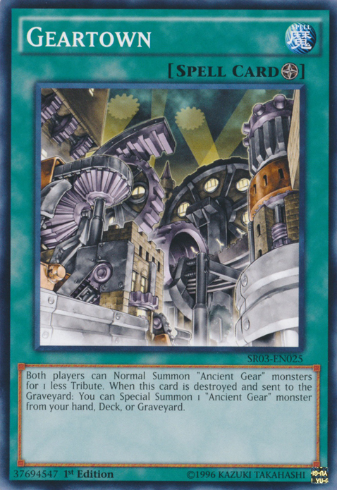 Geartown [SR03-EN025] Common | Card Merchant Takapuna