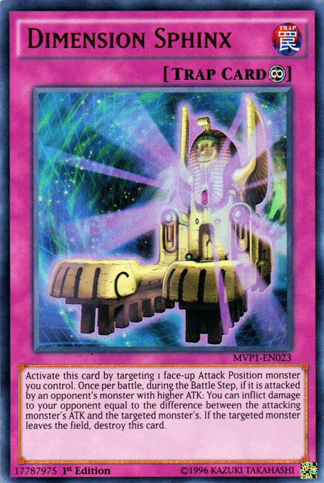 Dimension Sphinx [MVP1-EN023] Ultra Rare | Card Merchant Takapuna