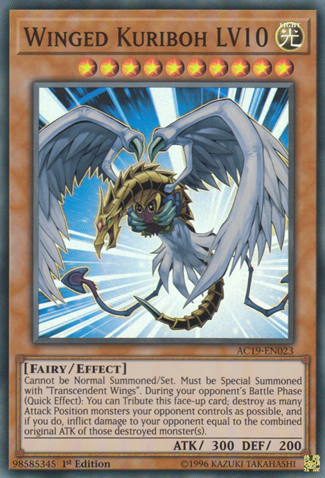 Winged Kuriboh LV10 [AC19-EN023] Super Rare | Card Merchant Takapuna