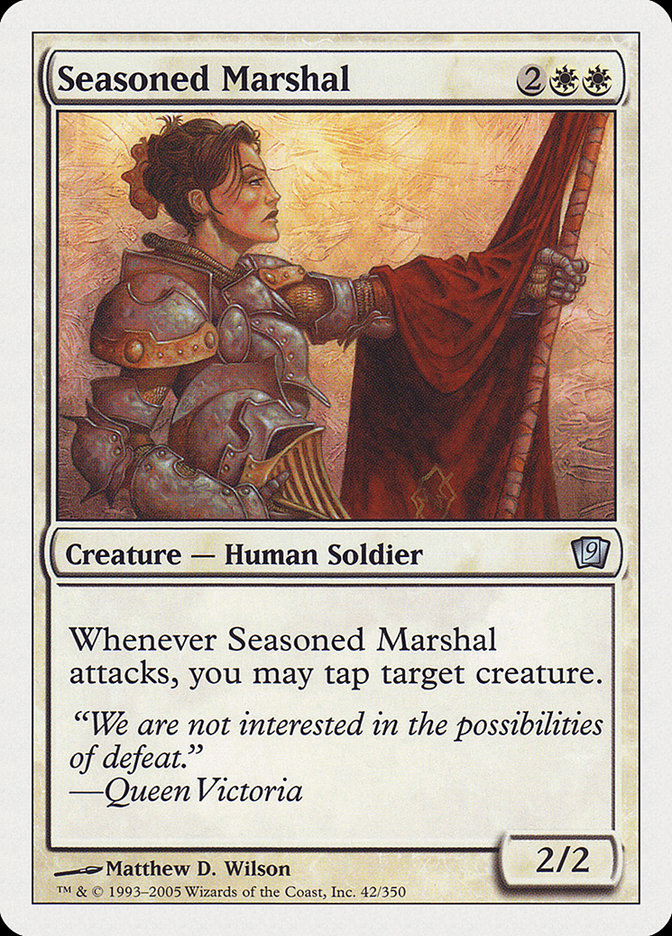 Seasoned Marshal [Ninth Edition] | Card Merchant Takapuna