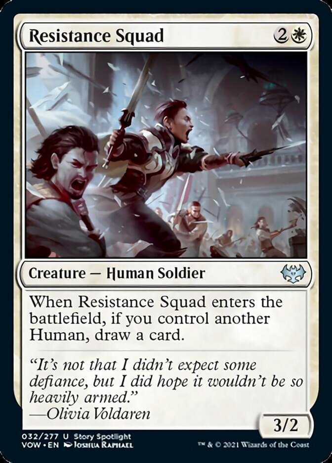 Resistance Squad [Innistrad: Crimson Vow] | Card Merchant Takapuna