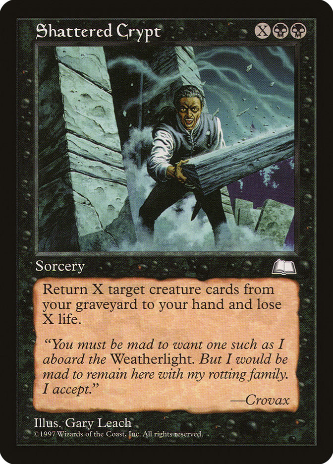 Shattered Crypt [Weatherlight] | Card Merchant Takapuna