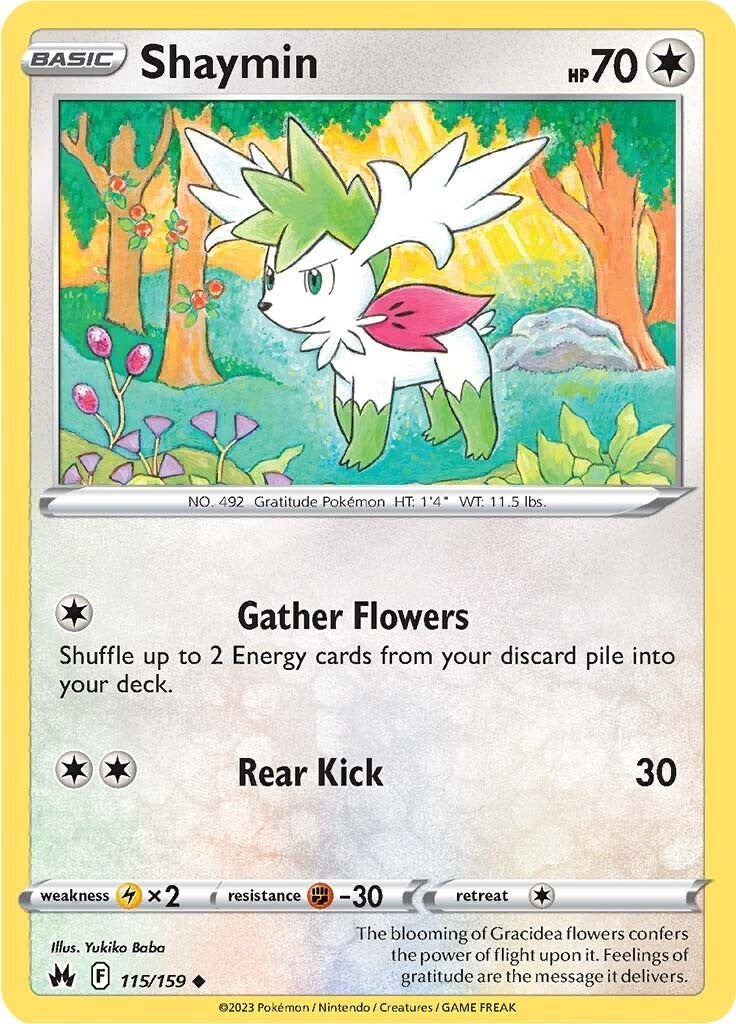 Shaymin (115/159) [Sword & Shield: Crown Zenith] | Card Merchant Takapuna