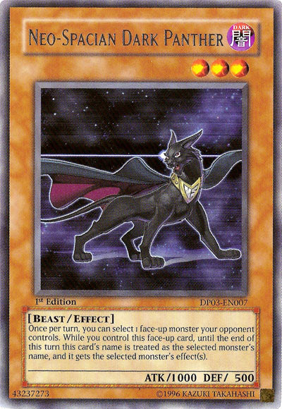 Neo-Spacian Dark Panther [DP03-EN007] Rare | Card Merchant Takapuna