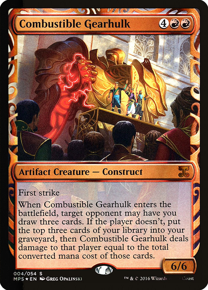 Combustible Gearhulk [Kaladesh Inventions] | Card Merchant Takapuna