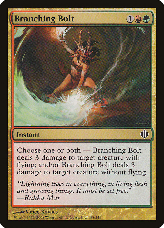 Branching Bolt [Shards of Alara] | Card Merchant Takapuna