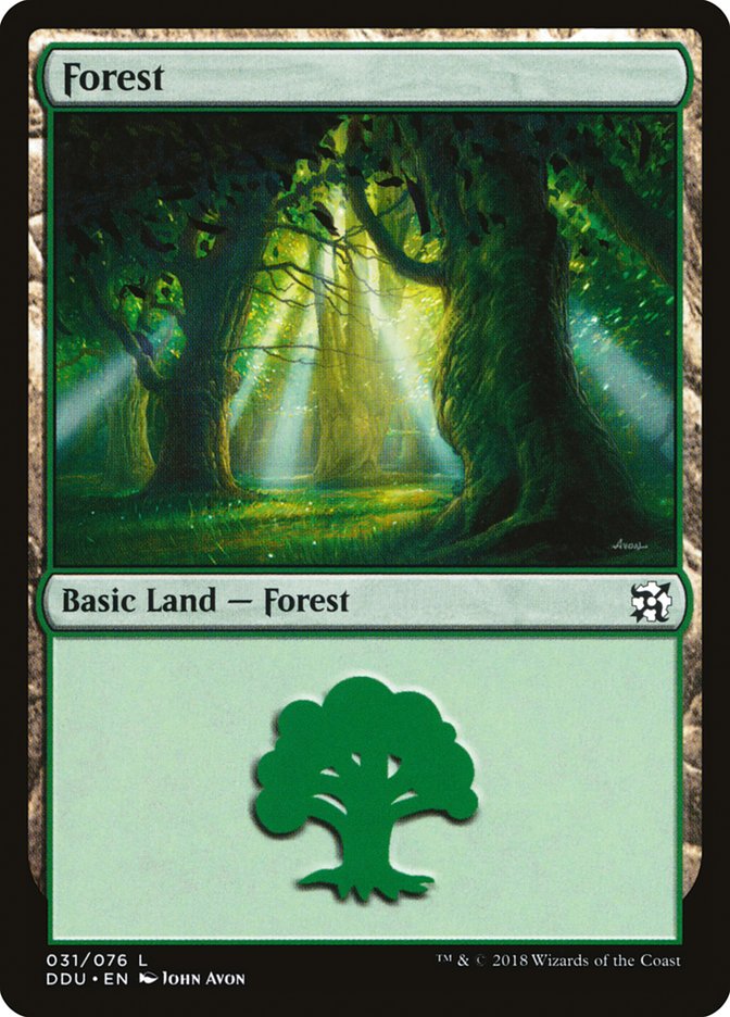 Forest (31) [Duel Decks: Elves vs. Inventors] | Card Merchant Takapuna