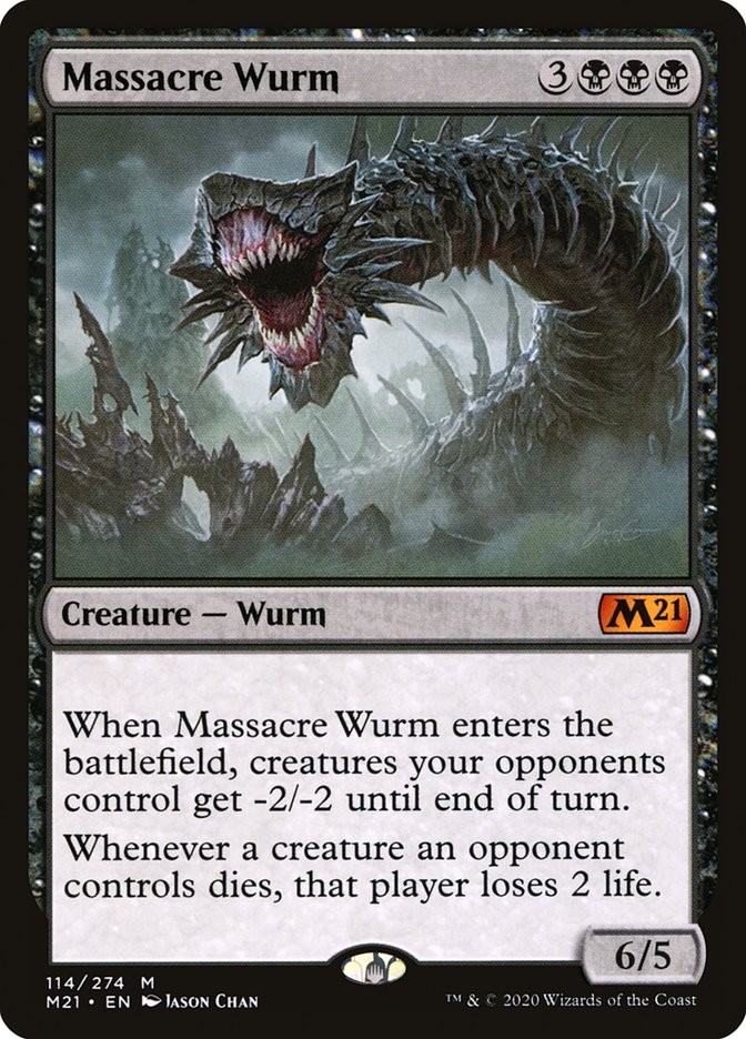 Massacre Wurm [Core Set 2021] | Card Merchant Takapuna