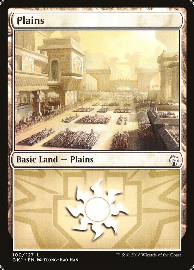 Plains (100) [Guilds of Ravnica Guild Kit] | Card Merchant Takapuna