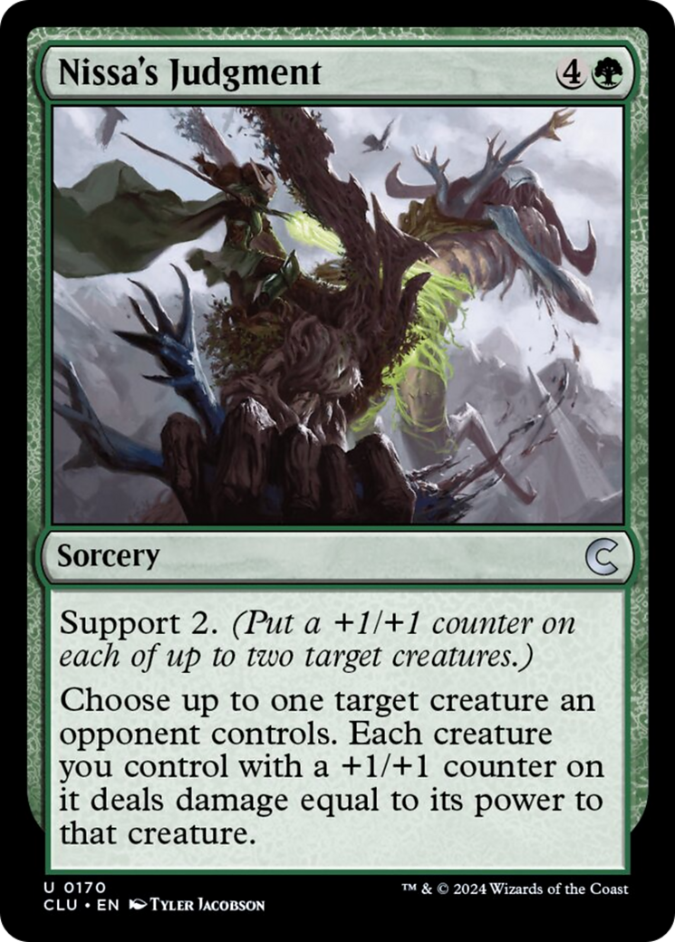 Nissa's Judgment [Ravnica: Clue Edition] | Card Merchant Takapuna