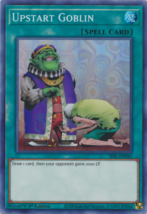 Upstart Goblin [SESL-EN043] Super Rare | Card Merchant Takapuna