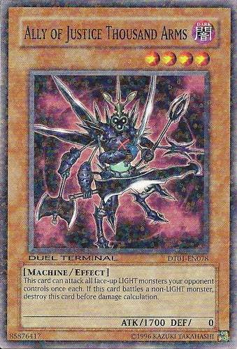 Ally of Justice Thousand Arms [DT01-EN078] Common | Card Merchant Takapuna