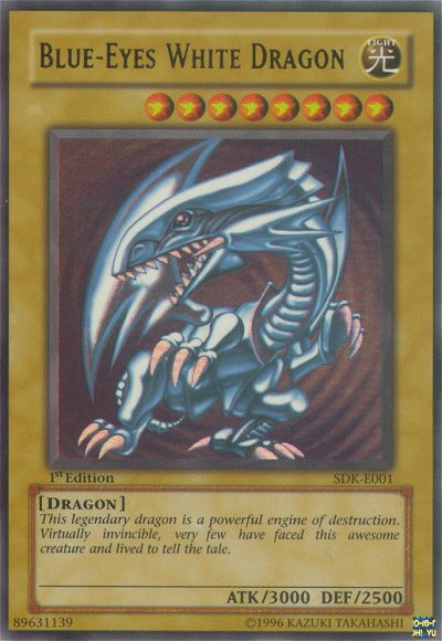 Blue-Eyes White Dragon [SDK-E001] Ultra Rare | Card Merchant Takapuna