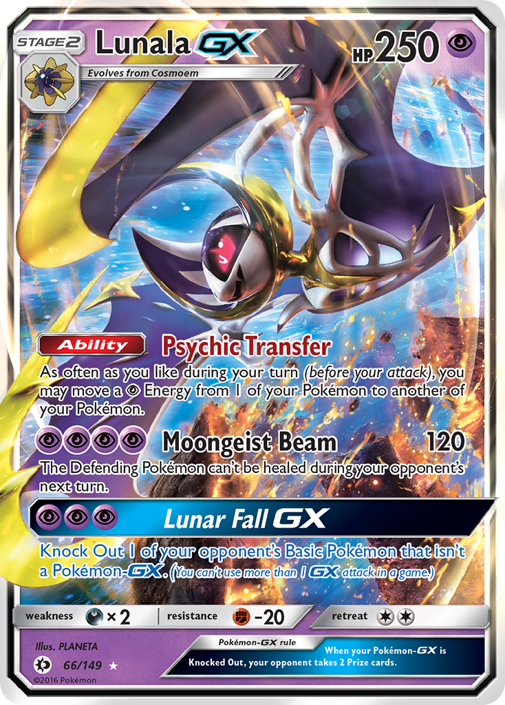 Lunala GX (66/149) [Sun & Moon: Base Set] | Card Merchant Takapuna