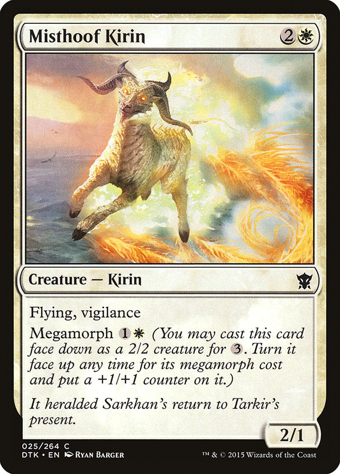 Misthoof Kirin [Dragons of Tarkir] | Card Merchant Takapuna