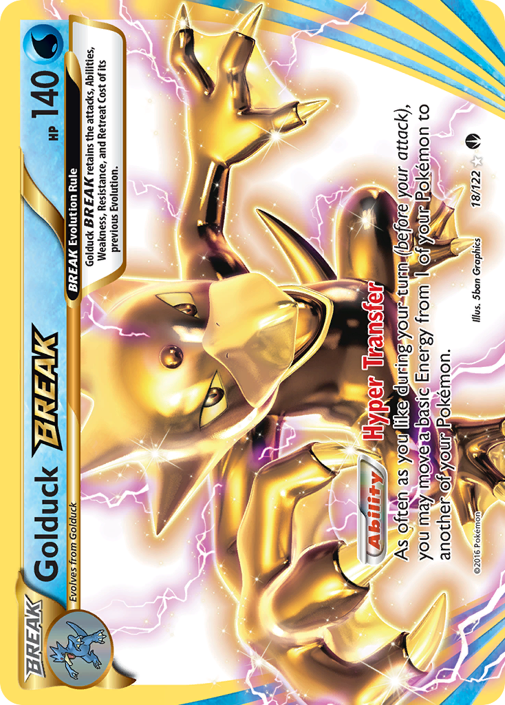 Golduck BREAK (18/122) [XY: BREAKpoint] | Card Merchant Takapuna