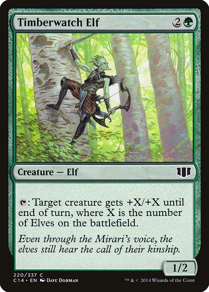 Timberwatch Elf [Commander 2014] | Card Merchant Takapuna