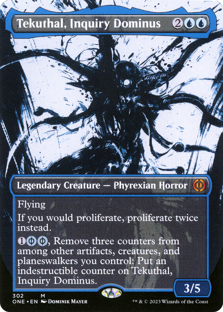 Tekuthal, Inquiry Dominus (Borderless Ichor) [Phyrexia: All Will Be One] | Card Merchant Takapuna