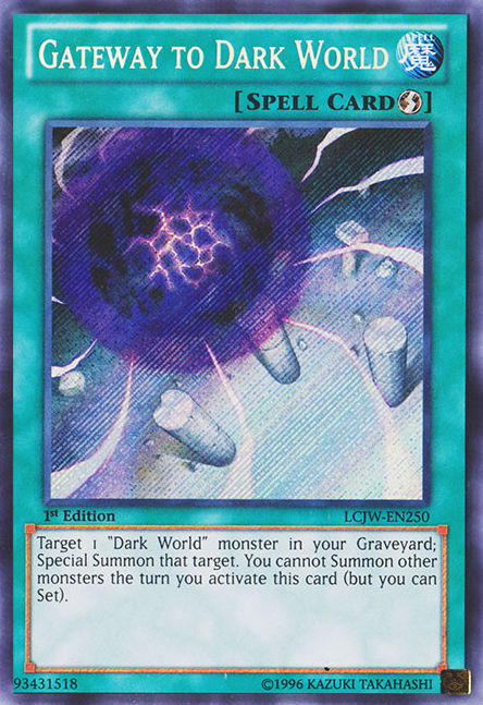 Gateway to Dark World [LCJW-EN250] Secret Rare | Card Merchant Takapuna