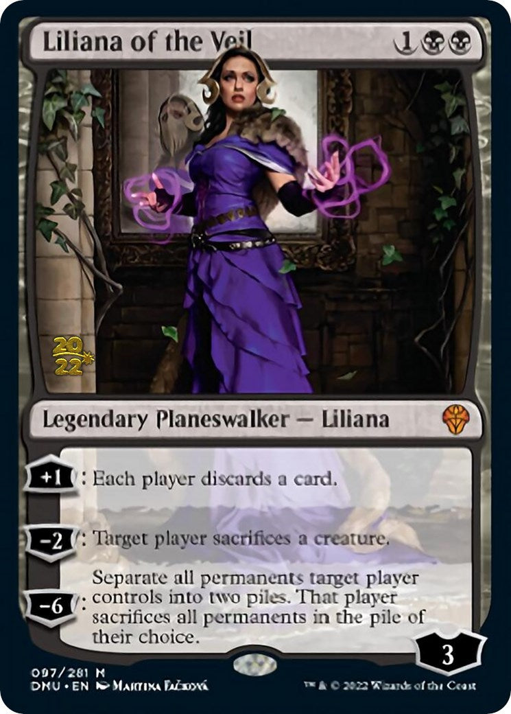 Liliana of the Veil [Dominaria United Prerelease Promos] | Card Merchant Takapuna