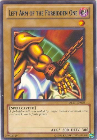 Left Arm of the Forbidden One (Blue) [DL11-EN005] Rare | Card Merchant Takapuna