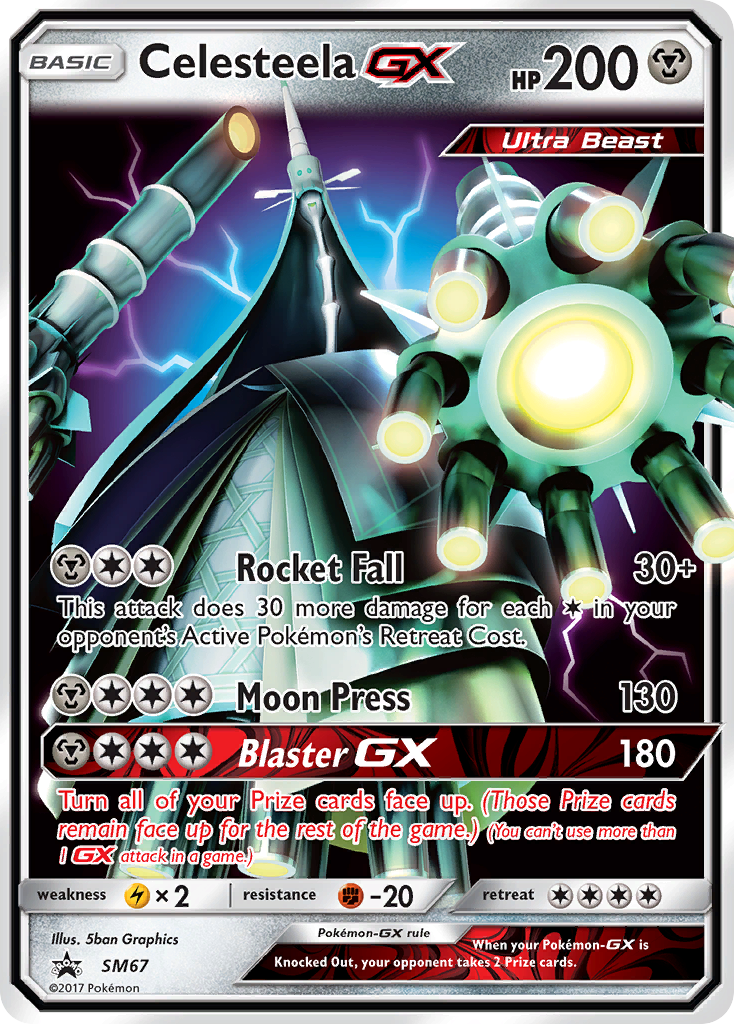 Celesteela GX (SM67) [Sun & Moon: Black Star Promos] | Card Merchant Takapuna