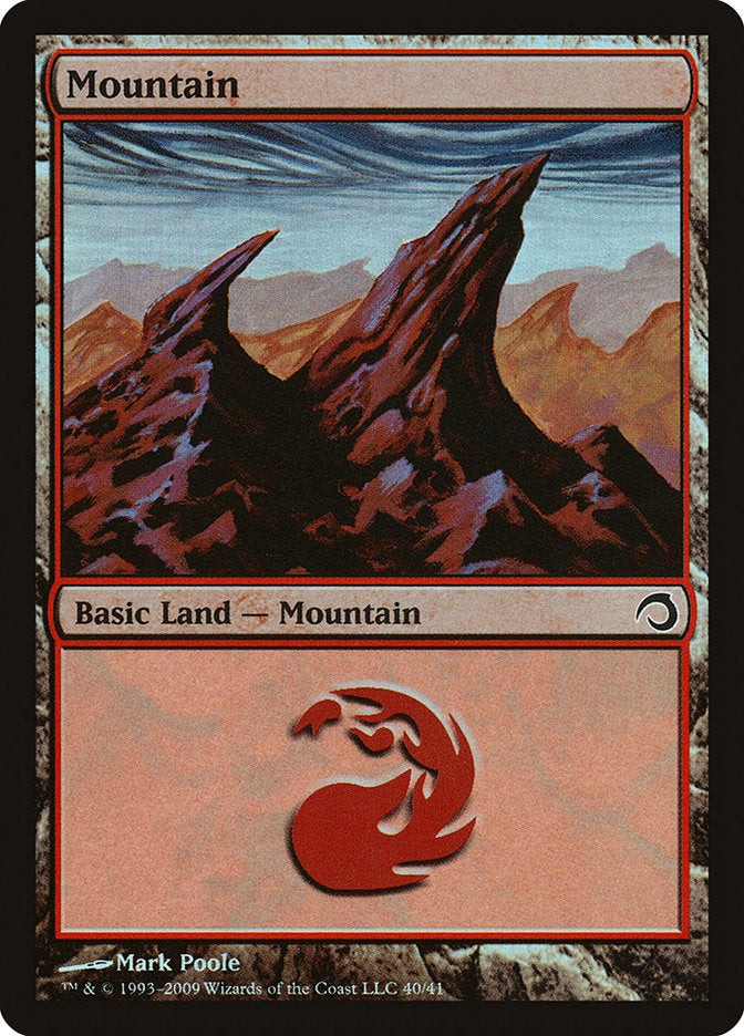 Mountain (40) [Premium Deck Series: Slivers] | Card Merchant Takapuna