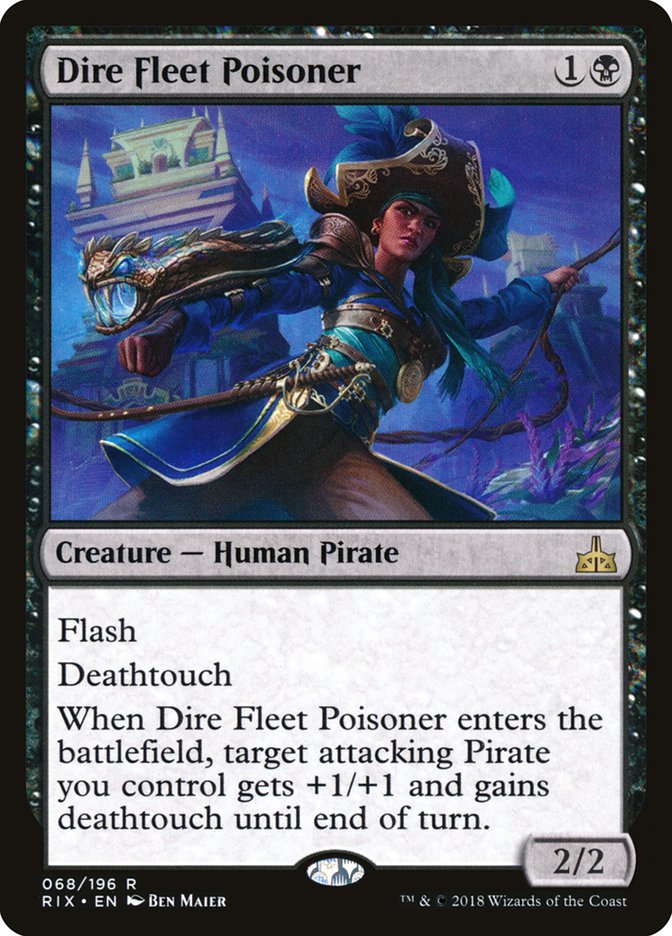 Dire Fleet Poisoner [Rivals of Ixalan] | Card Merchant Takapuna