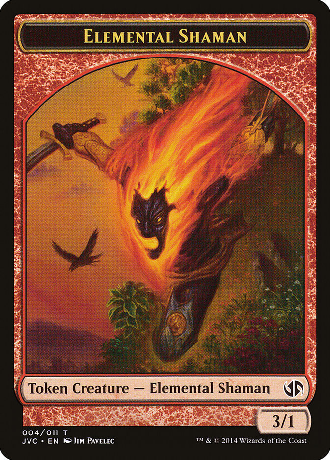 Elemental Shaman Token (Jace vs. Chandra) [Duel Decks Anthology Tokens] | Card Merchant Takapuna