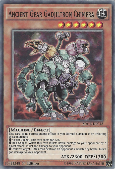 Ancient Gear Gadjiltron Chimera [SDGR-EN012] Common | Card Merchant Takapuna