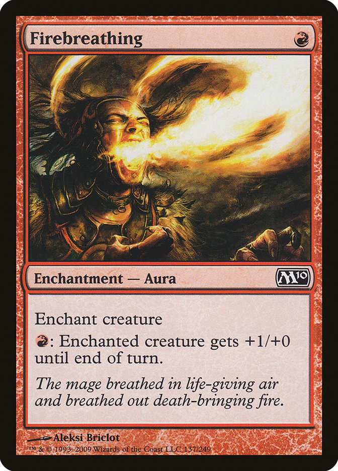 Firebreathing [Magic 2010] | Card Merchant Takapuna