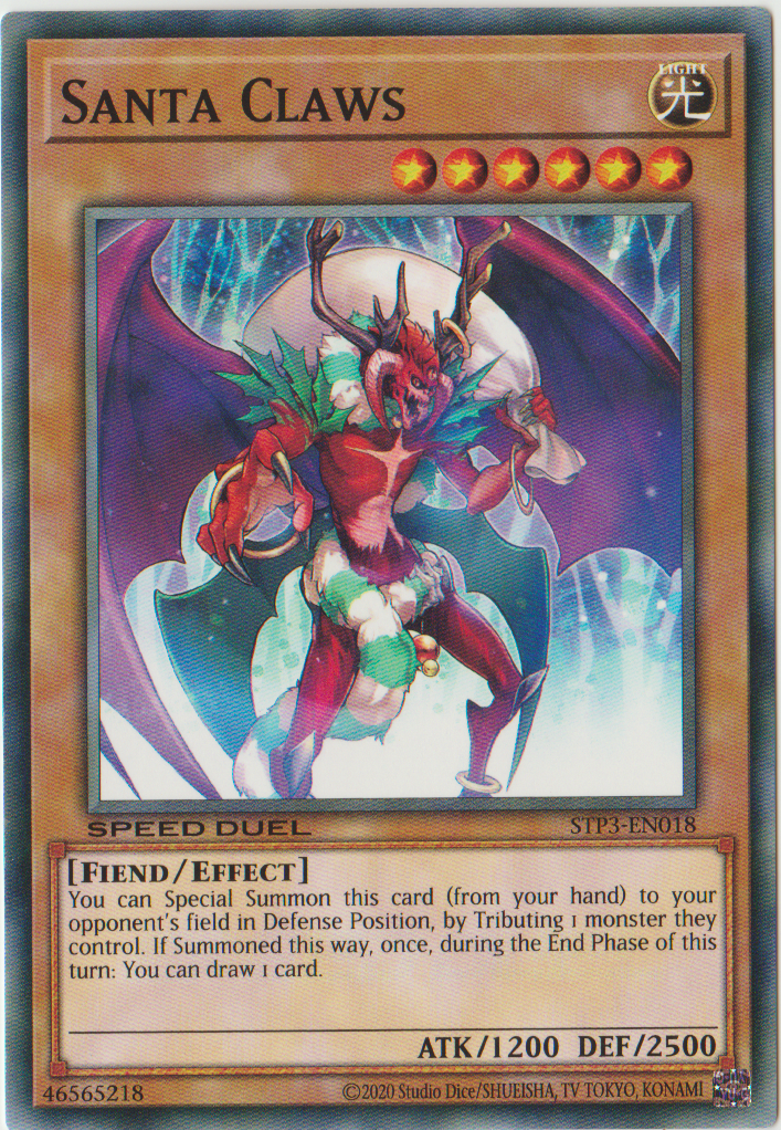 Santa Claws [STP3-EN018] Common | Card Merchant Takapuna