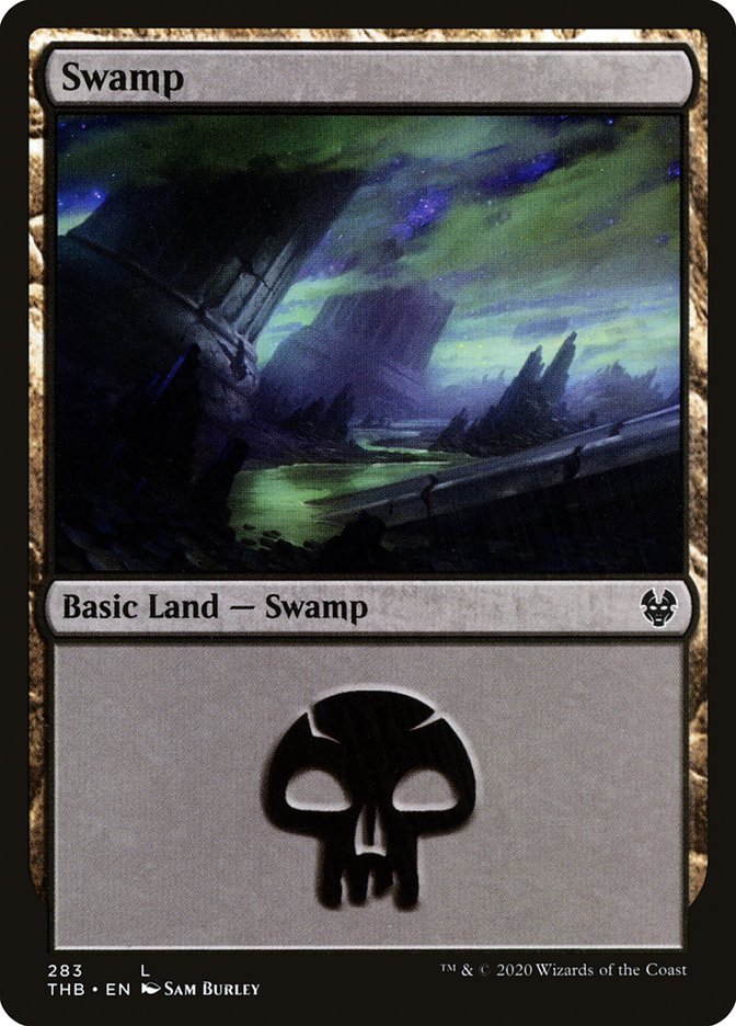 Swamp (283) [Theros Beyond Death] | Card Merchant Takapuna