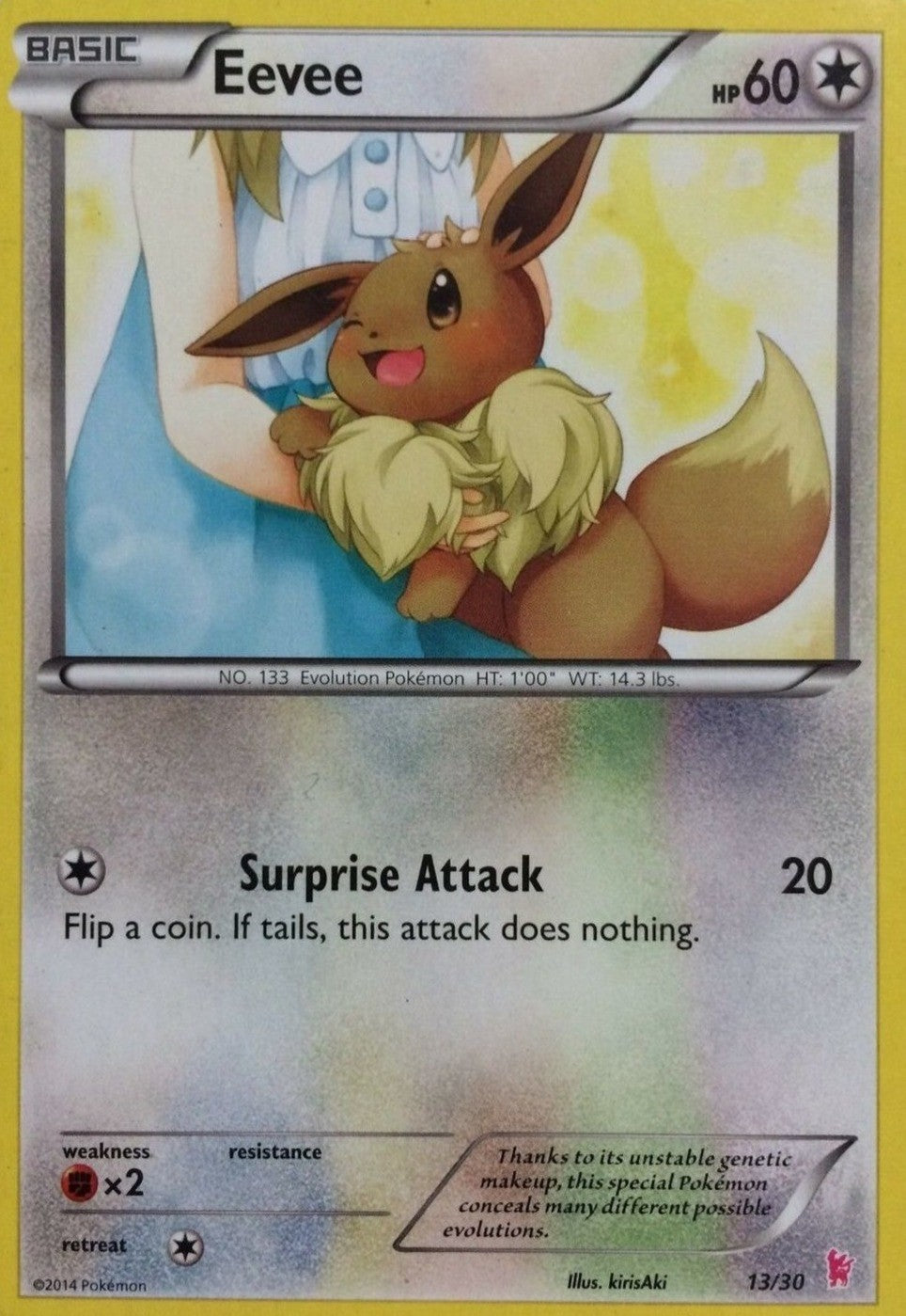 Eevee (13/30) [XY: Trainer Kit - Sylveon] | Card Merchant Takapuna