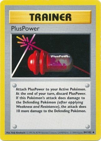 PlusPower (84/102) [Base Set Shadowless Unlimited] | Card Merchant Takapuna