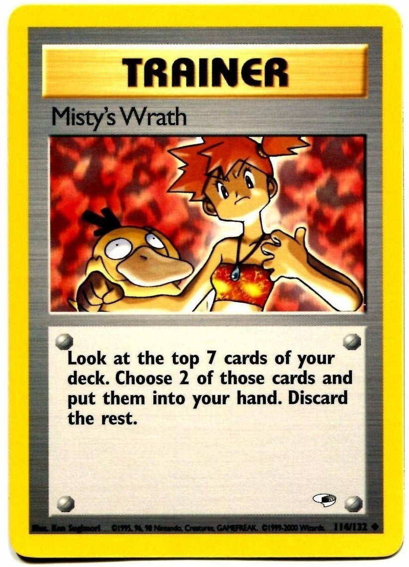 Misty's Wrath (114/132) [Gym Heroes Unlimited] | Card Merchant Takapuna